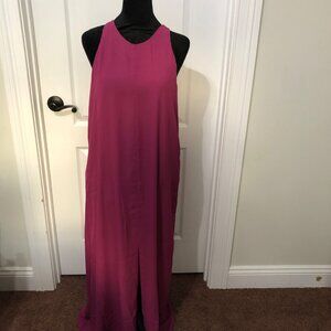 Three Eighty Two Women's Magenta Sleeveless‎ Maxi Dress Size Medium NWT